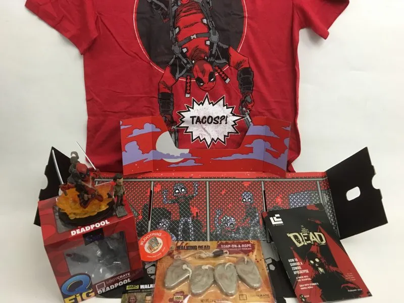 Delivered! Dead Loot Crate February 2016 - World Of Geek Stuff