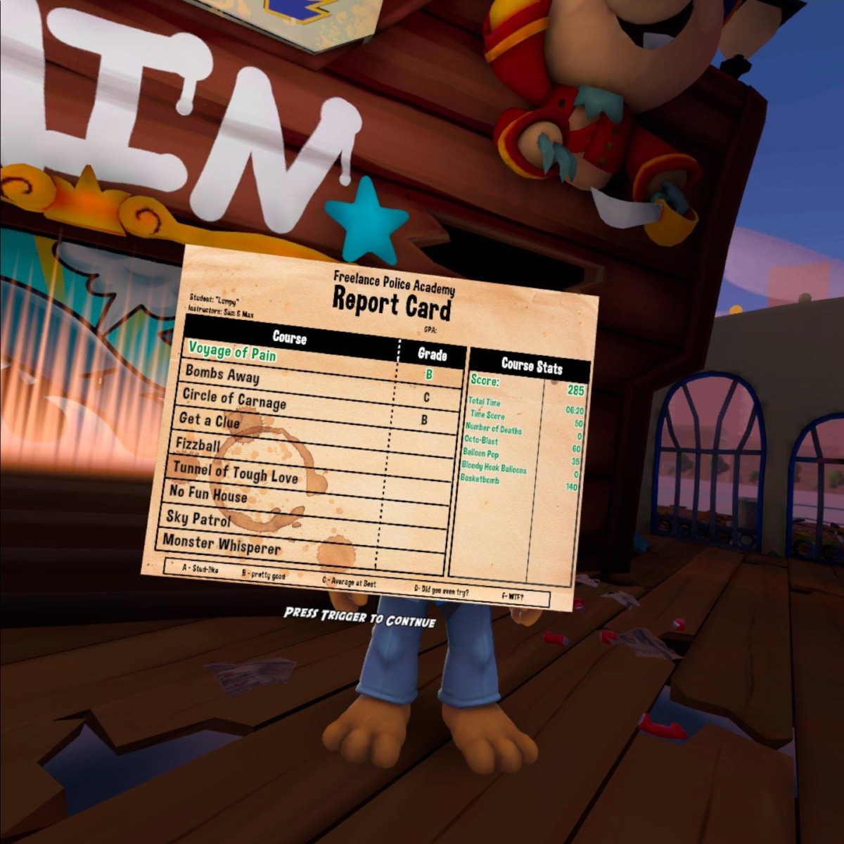 Sam And Max This Time It S Virtual Review Vr World Of Geek Stuff