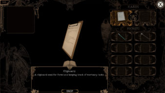 inventory - The Mortuary Assistant Review - All the Dead Things