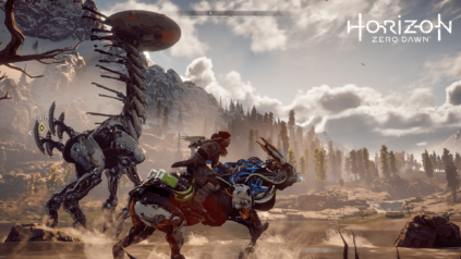 Aloy riding logo - E3: My First E3 Experience